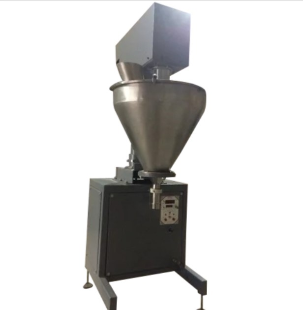 Semi Automatic Auger Filler Machine | Powder Dosing for Spices Flour Detergent | Foot Pedal PLC ±1% Accuracy SS304 Food Grade